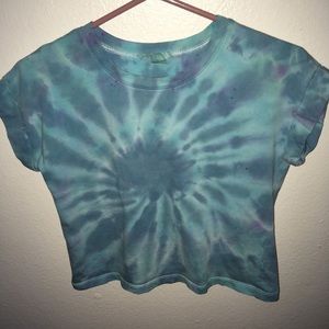 Blue Forever21 Crop Top